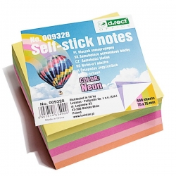 BLOCZEK D.RECT SAMOPRZYLEPNY 76x76mm NEON 400