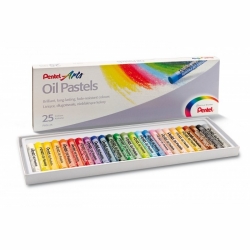 PASTELE OLEJNE PENTEL 25 KOLORÓW