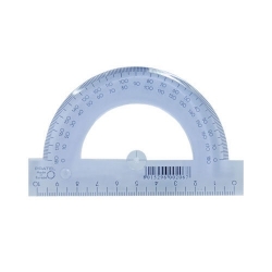 Kątomierz 180 z linijką 10 cm