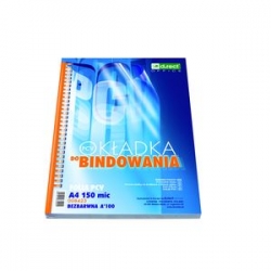OKŁADKA PRZEŹROCZYSTA 150 A4 a'100 PVC
