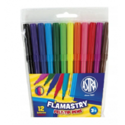 Flamastry ASTRA, 12 kolorów