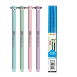 Długopisy ścieralne USZAKI Pastel + 3 wkłady
