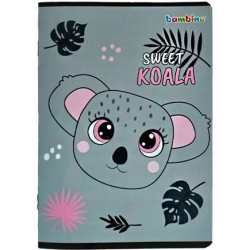2X ZESZYT W KRATKĘ A5 16k KOALA LISEK BAMBINO