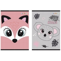 2X ZESZYT W KRATKĘ A5 16k KOALA LISEK BAMBINO
