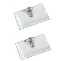 IDENTYFIKATOR HOLDER etui klips agrafka 58x90 2szt