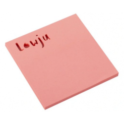 Notes samoprzylepny text 75x75mm 50k lowju