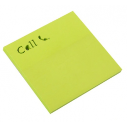 Notes samoprzylepny text 75x75mm 50k call