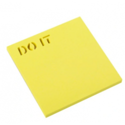 Notes samoprzylepny text 75x75mm 50k do it
