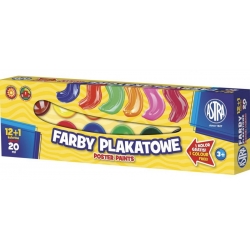 Farby plakatowe Astra 12 kolorów