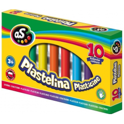 Plastelina 10 kolorów AS