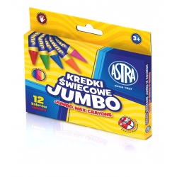 Kredki świecowe Jumbo Astra 12kol