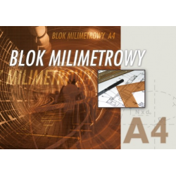 Blok milimetrowy A4 20 kartek Kreska