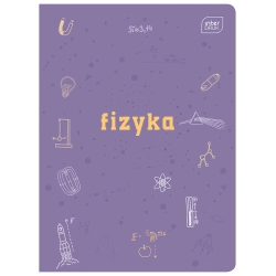 ZESZYT A5 DO FIZYKI, 60 KARTEK, PRZYDATNE ŚCIĄGI