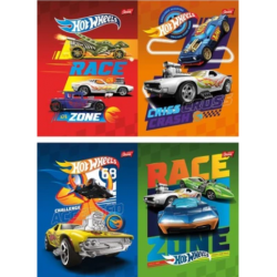 Zeszyt Unipap A5/16k w kratkę Hot Wheels