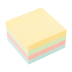 BLOCZEK SAMOPRZYLEPNY 75x75mm MIX KOLOR