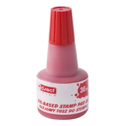 Tusz olejowy d.rect  czerwony 30ml