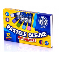 PASTELE OLEJNE ASTRA 12 KOLORÓW KREDKI