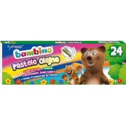PASTELE OLEJNE BAMBINO 24 KOLORY KREDKI