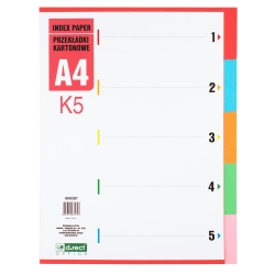 PRZEKŁADKI KARTONOWE 1-5