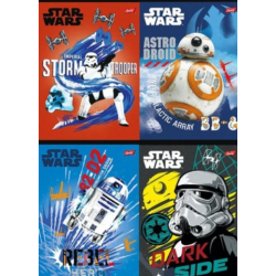 Zeszyt Unipap Star Wars A5/16k linia dwukolorowa