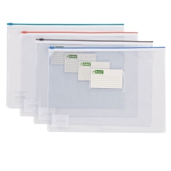 TOREBKA ZIPP BAG PVC Z SUWAKIEM A4