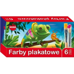 Farby plakatowe MONA 6 kolorów