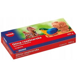 Glina samoutwardzalna MONA, ceglasta, 500 g