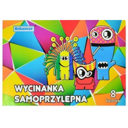 ZESZYT PAPIERÓW KOL. A5 WYCINANKA SAMOPRZYLEPNA Kreska