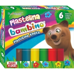 Plastelina Bambino 6 kolorów Plastelina Bambino 6 kolorów