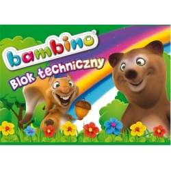 BLOK TECHNICZNY A4 BIAŁY