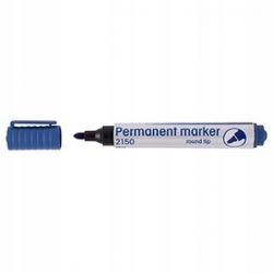 MARKER OKRĄGŁA KOŃCÓWKA PERMANENTNY NIEBIESKI