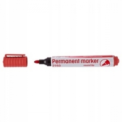 MARKER OKRĄGŁA KOŃCÓWKA PERMANENTNY CZERWONY