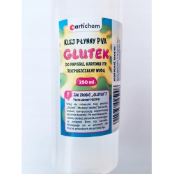 KLEJ w płynie PVA przeźroczysty duży do Slime KLEJ w płynie PVA przeźroczysty duży do Slime